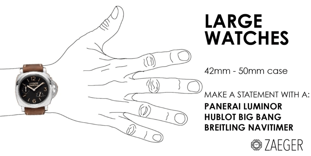 Watch size 2024 by wrist size