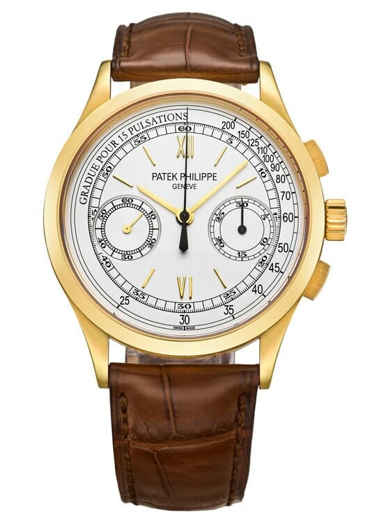 Patek Philippe Classic Chronograph Mens Wristwatch Model 5170J-001