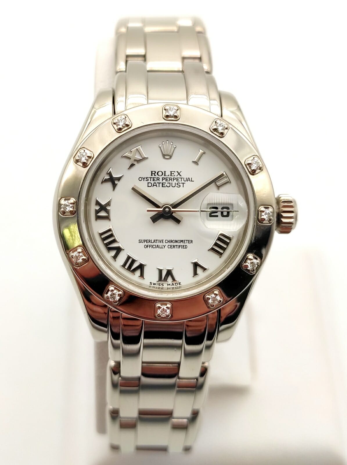 pre owned ladies rolex pearlmaster