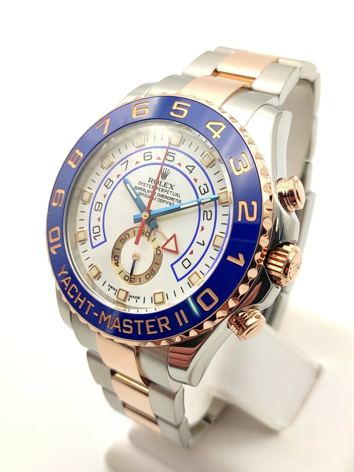 rolex yachtmaster rose gold steel