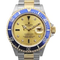 Rolex Submariner Two-Tone 16613 Champagne 'Serti' or 'Sultan' Dial 40mm