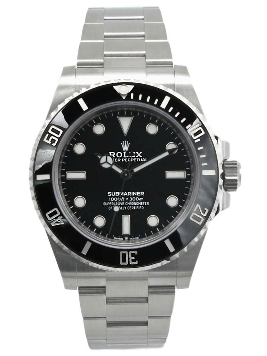 Rolex Submariner 41mm "No Date" Stainless Steel Black Dial Model 124060