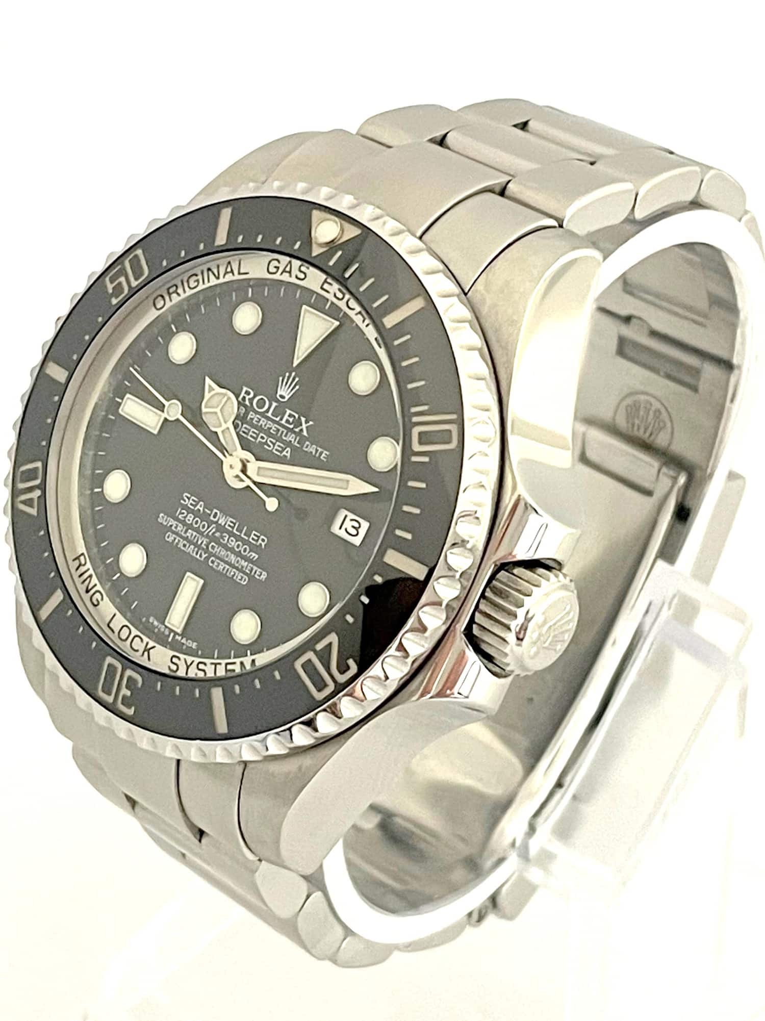 Rolex 116660 Sea Dweller Deep Sea Stainless Steel 44mm Black Dial 2008 Luxury Watches