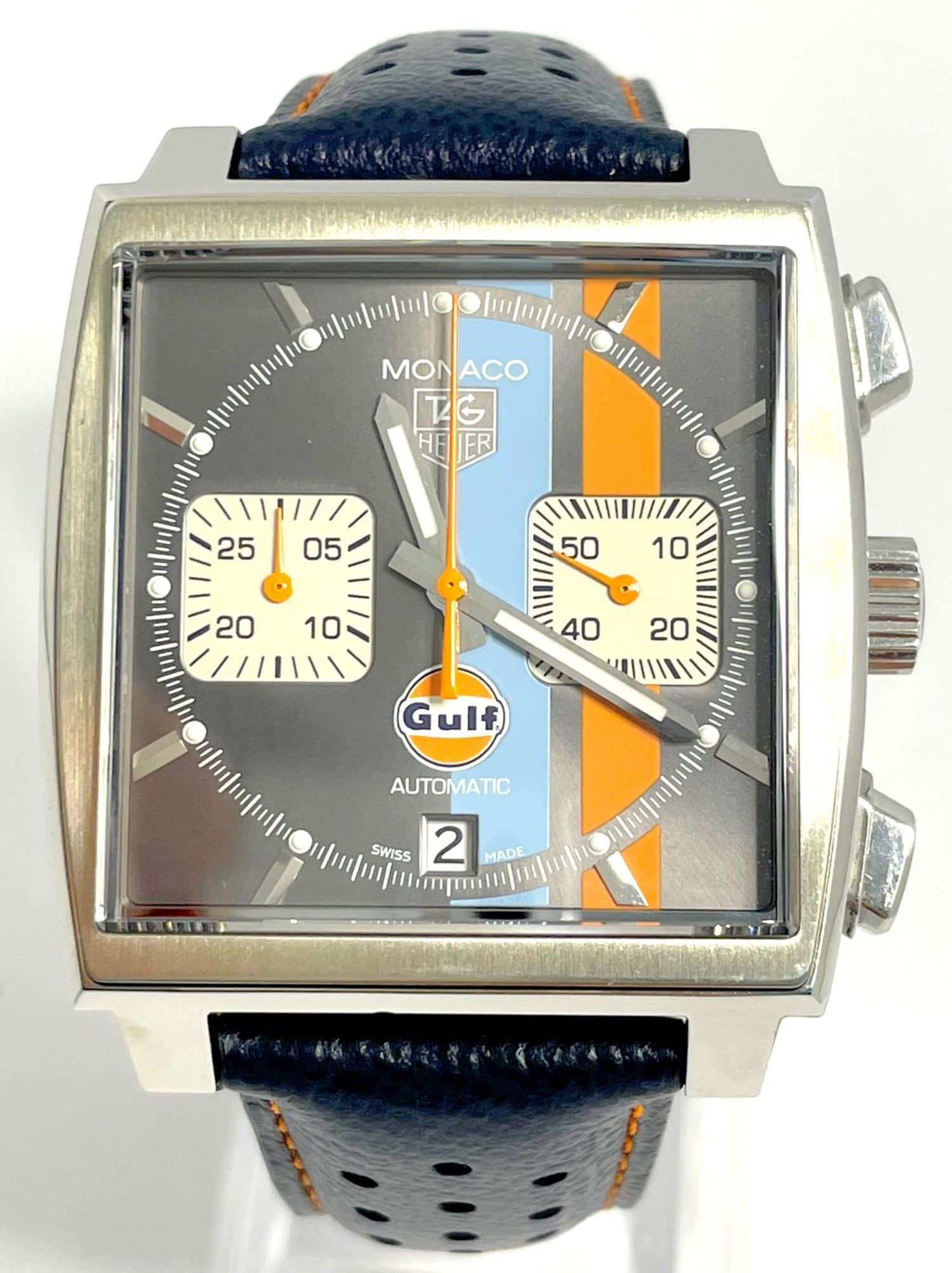 Tag Heuer - CAW2113 - Monaco - Steve McQueen Special Edition - 39mm ...