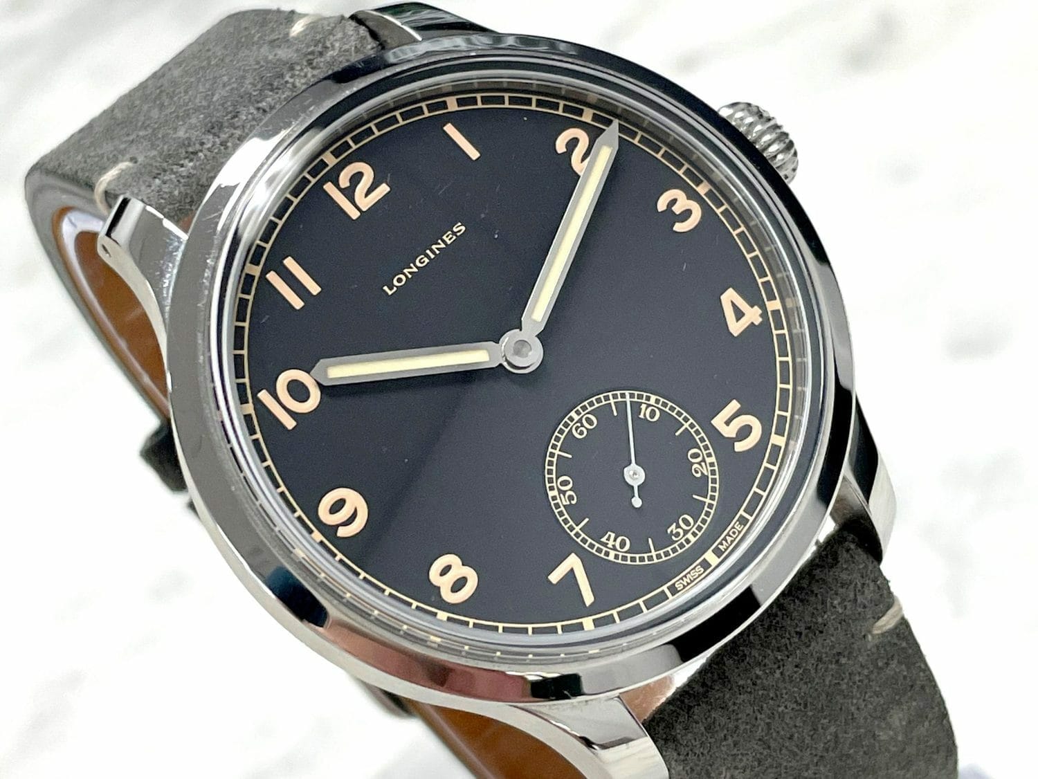 Longines - L2.826.4.53.2 - Heritage Military 1938 - Stainless Steel