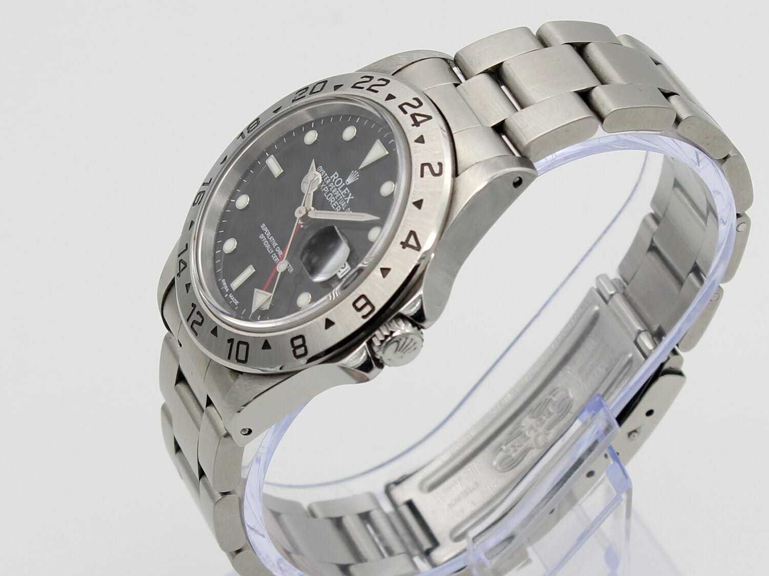Rolex - 16570 - Explorer 2 - Stainless Steel 40mm - Black Dial - Oyster ...