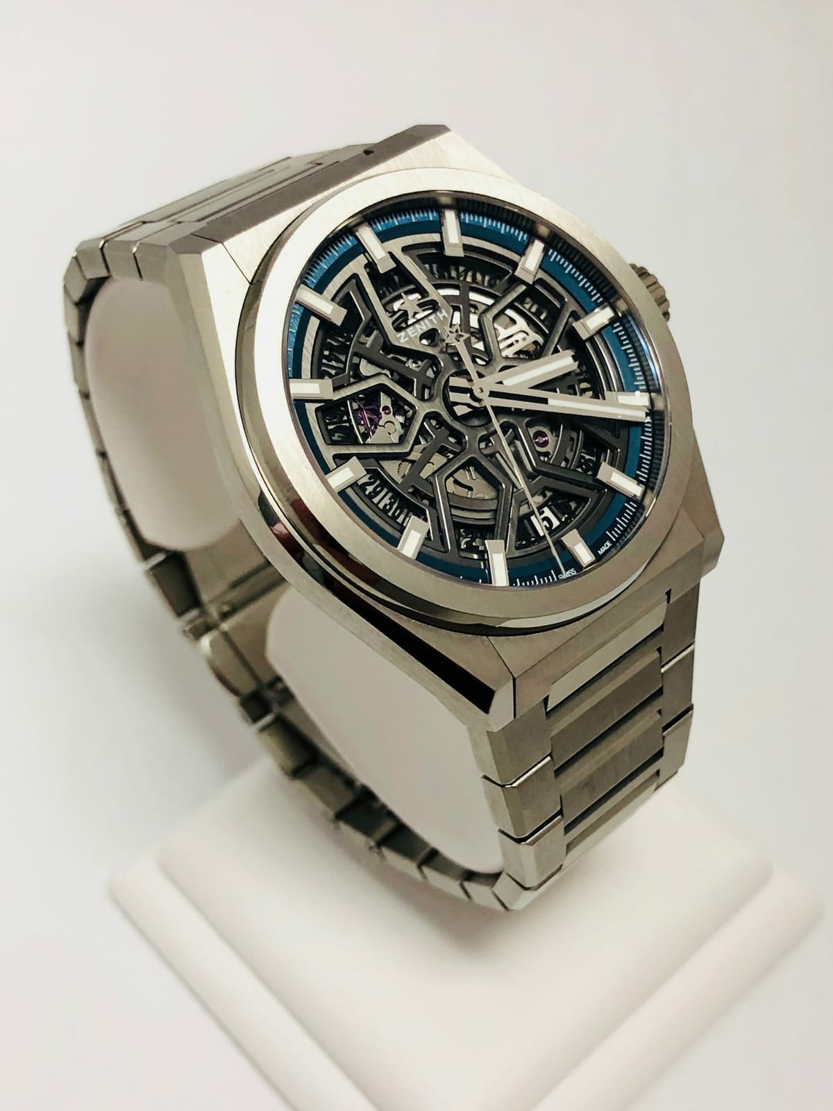 Zenith Defy Classic Automatic Skeletal Dial Titanium Men's Watch  95.9000.670/78.M9000 7613061028000 - Watches, Defy Classic - Jomashop
