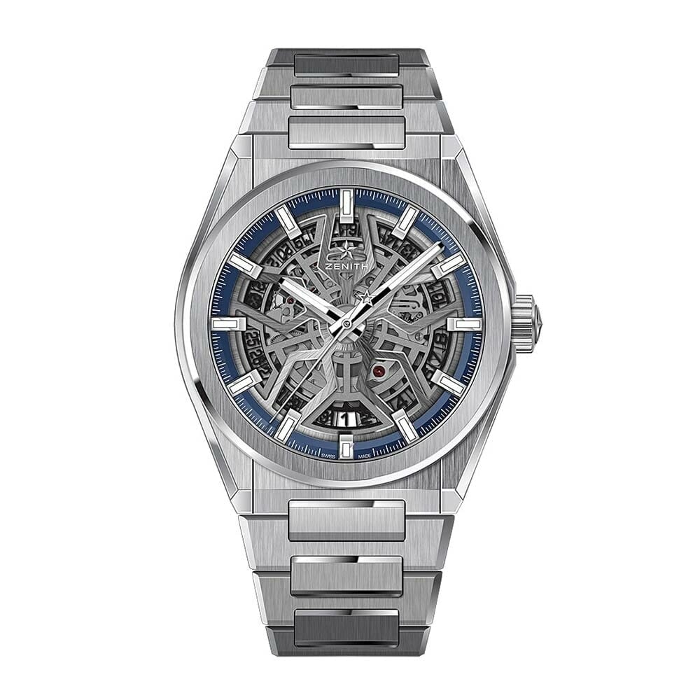 Zenith Defy Classic Automatic Skeletal Dial Titanium Men's Watch  95.9000.670/78.M9000 7613061028000 - Watches, Defy Classic - Jomashop