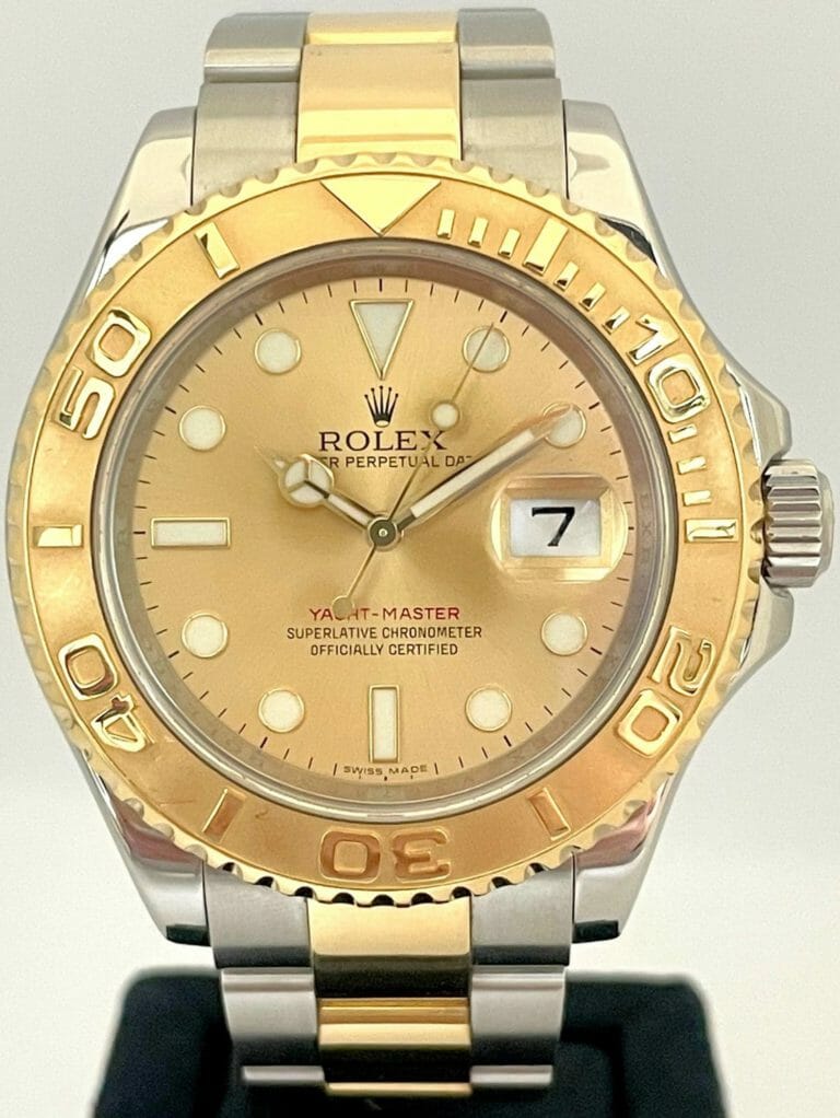 rolex yacht master two tone yellow gold