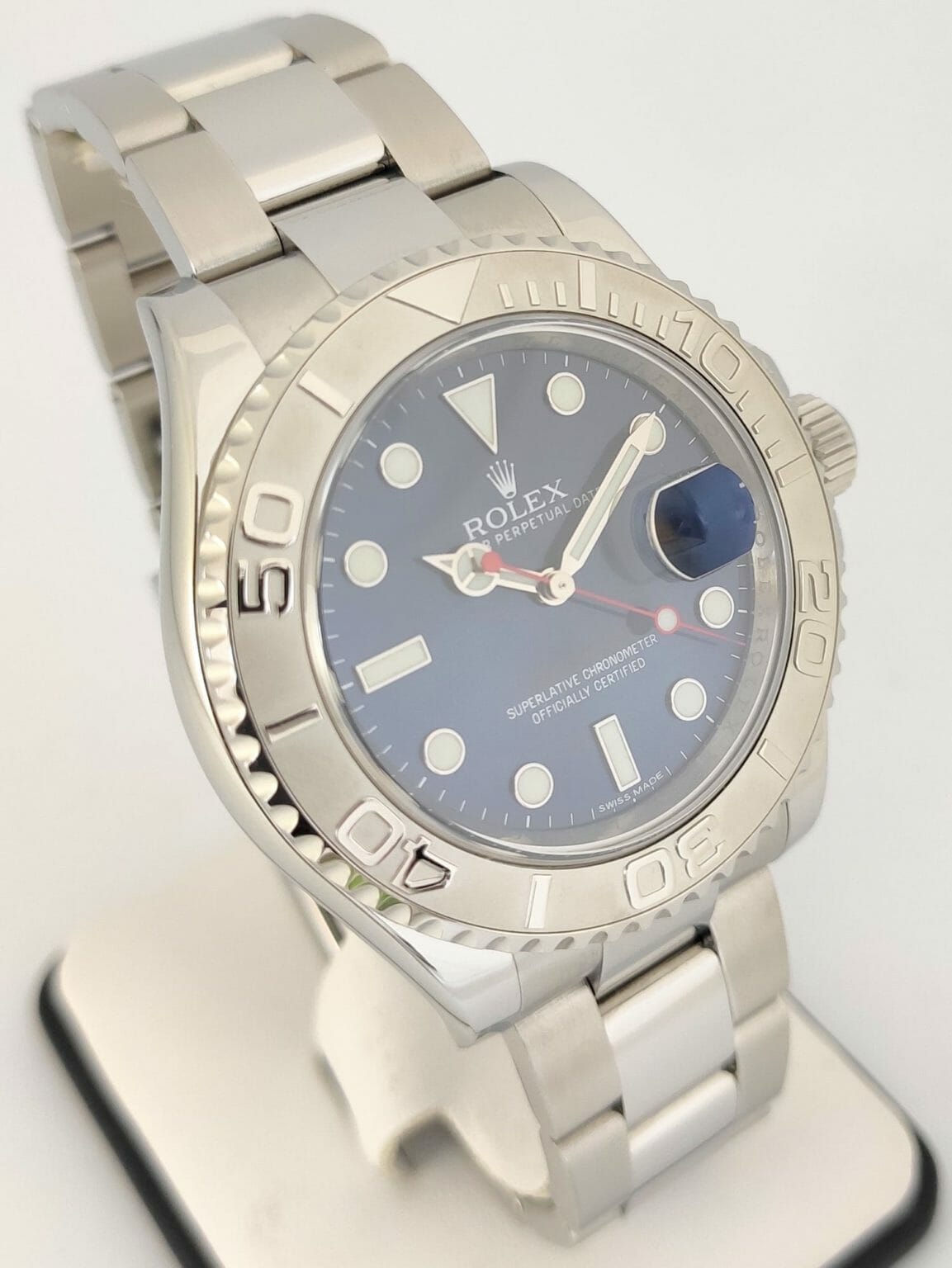 rolex yachtmaster 40mm blue dial