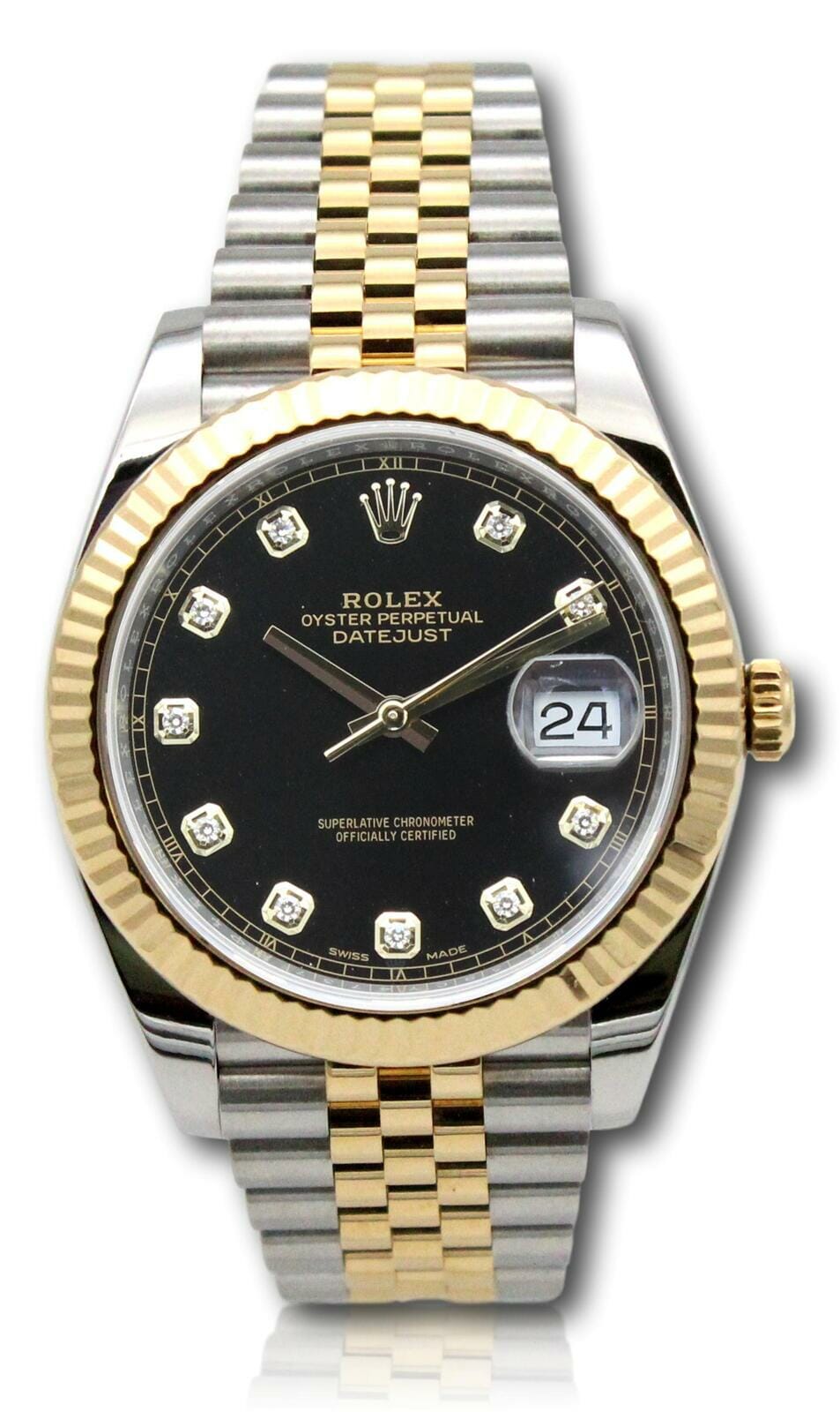 Datejust 41 two sale tone black dial