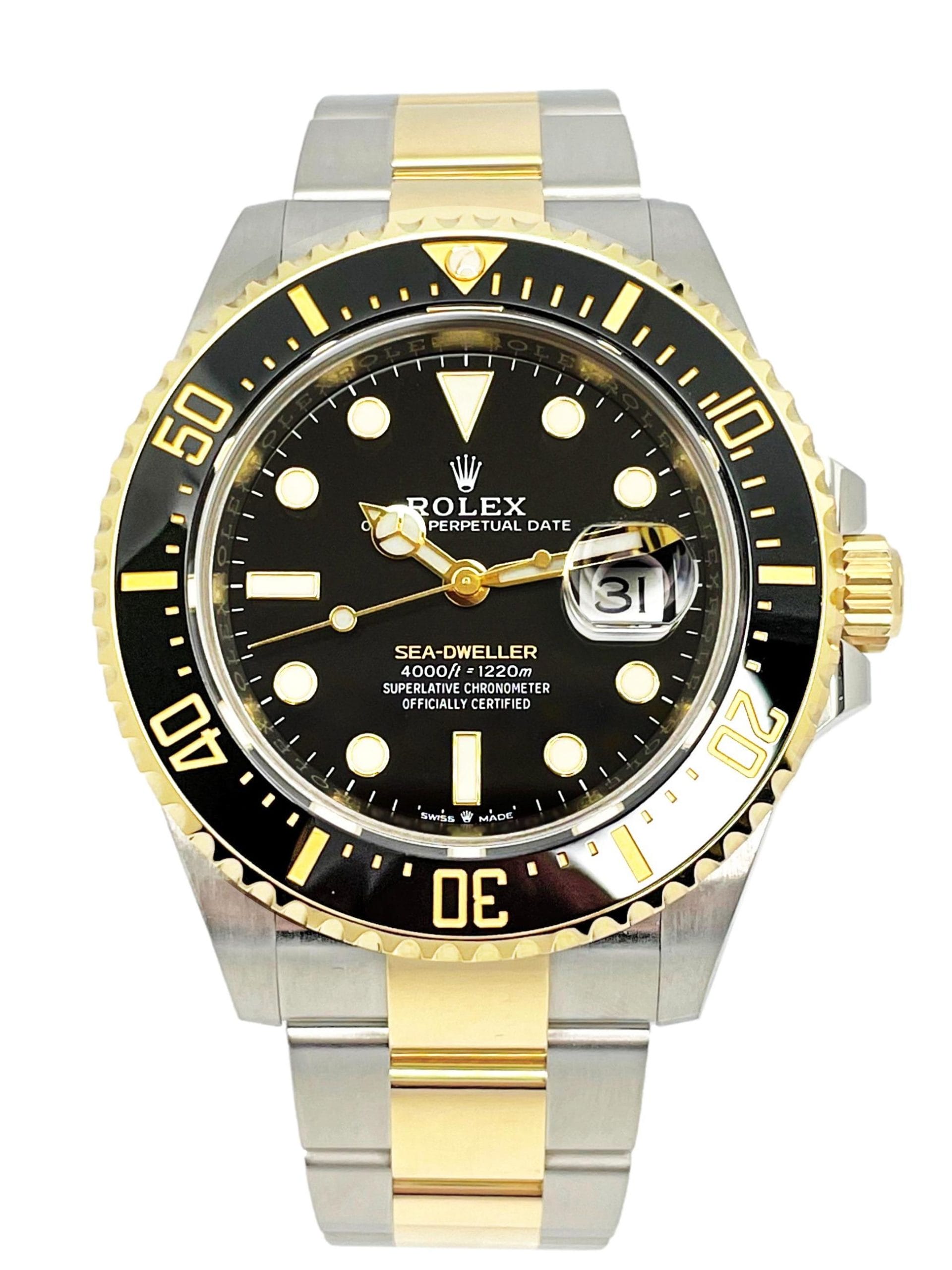 Rolex 126603 Sea Dweller 43 Two Tone Black Dial 43mm (2021) Luxury Watches Buy
