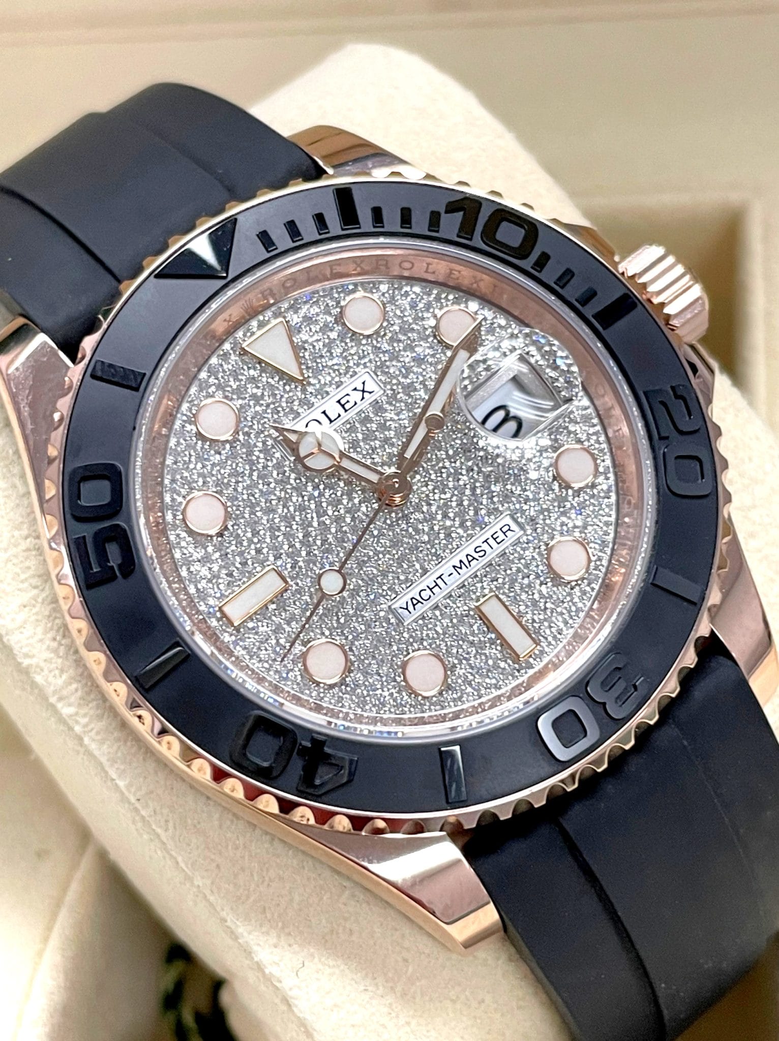 rose gold yachtmaster rolex