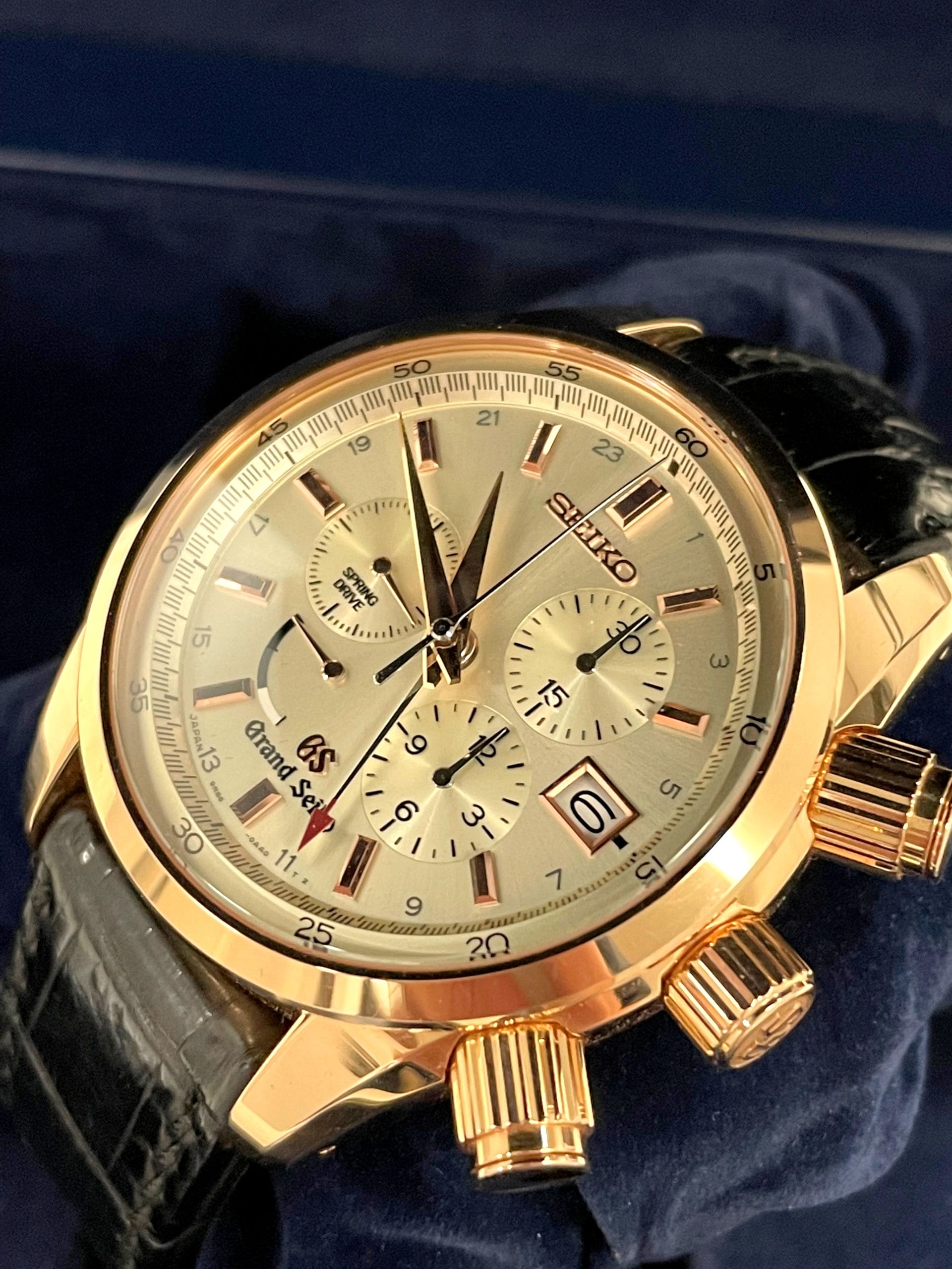 Grand Seiko - Boutique Exclusive - SBGC004 - Rose Gold - Leather Strap ...
