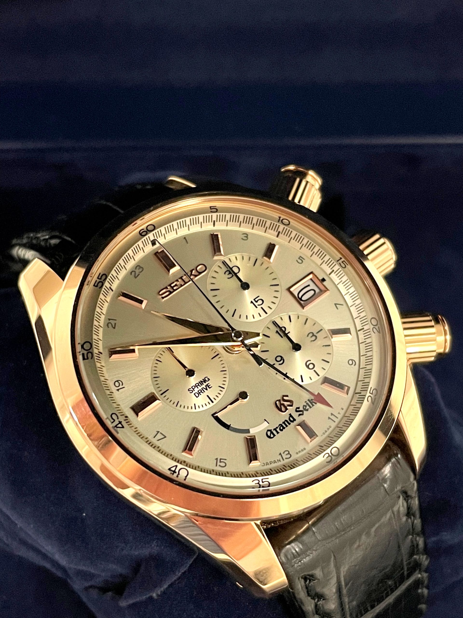 Grand Seiko - Boutique Exclusive - SBGC004 - Rose Gold - Leather Strap  (2018) - Luxury Watches | Buy Genuine Brands Rolex Omega IWC | Zaeger