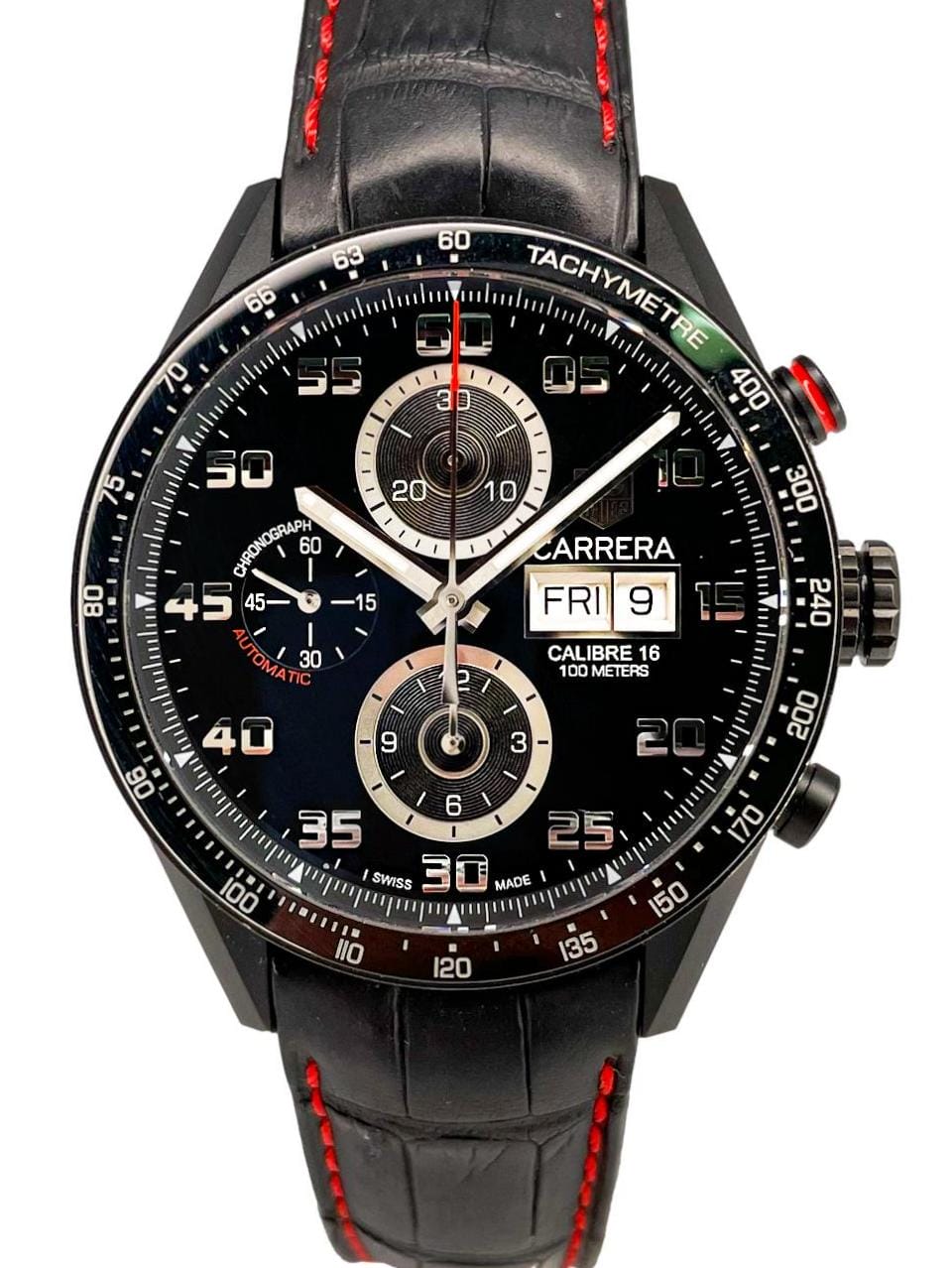Tag Heuer - Carrera  Chronograph Calibre 16 Titanium Automatic  43mm - Luxury Watches | Buy Genuine Brands Rolex Omega IWC | Zaeger