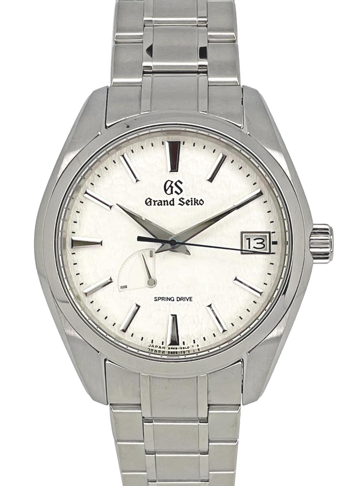 Grand Seiko - Heritage SBGA211 White Dial Spring Drive Snowflake Titanium  41mm - Luxury Watches | Buy Genuine Brands Rolex Omega IWC | Zaeger
