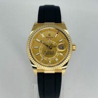 Rolex - Sky-Dweller 326238 Yellow Gold Champagne Dial Oysterflex Bracelet