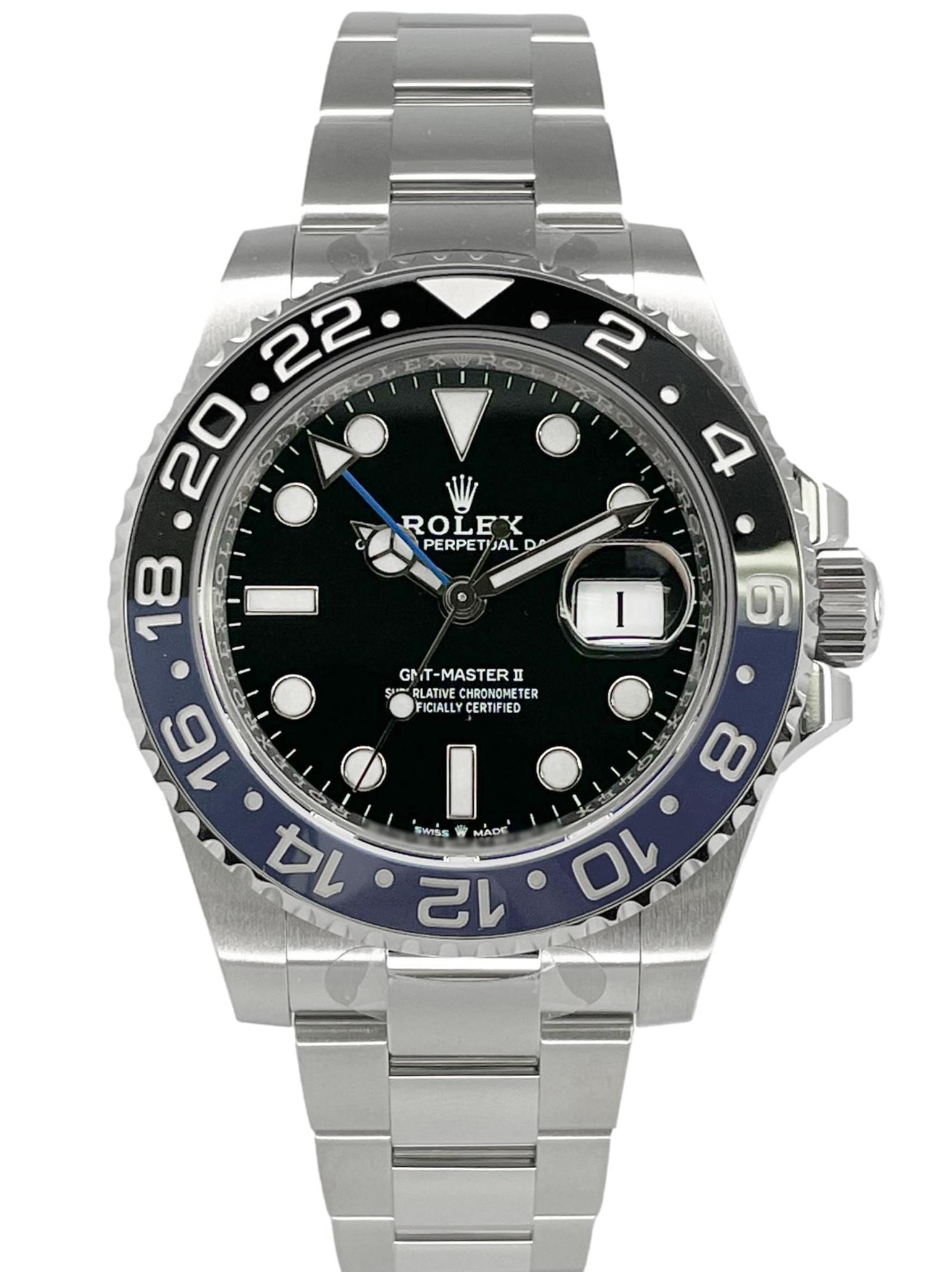 Rolex GMT Master II Batman Stainless Steel Oyster Bracelet 126710BLNR -  Luxury Watches | Buy Genuine Brands Rolex Omega IWC | Zaeger