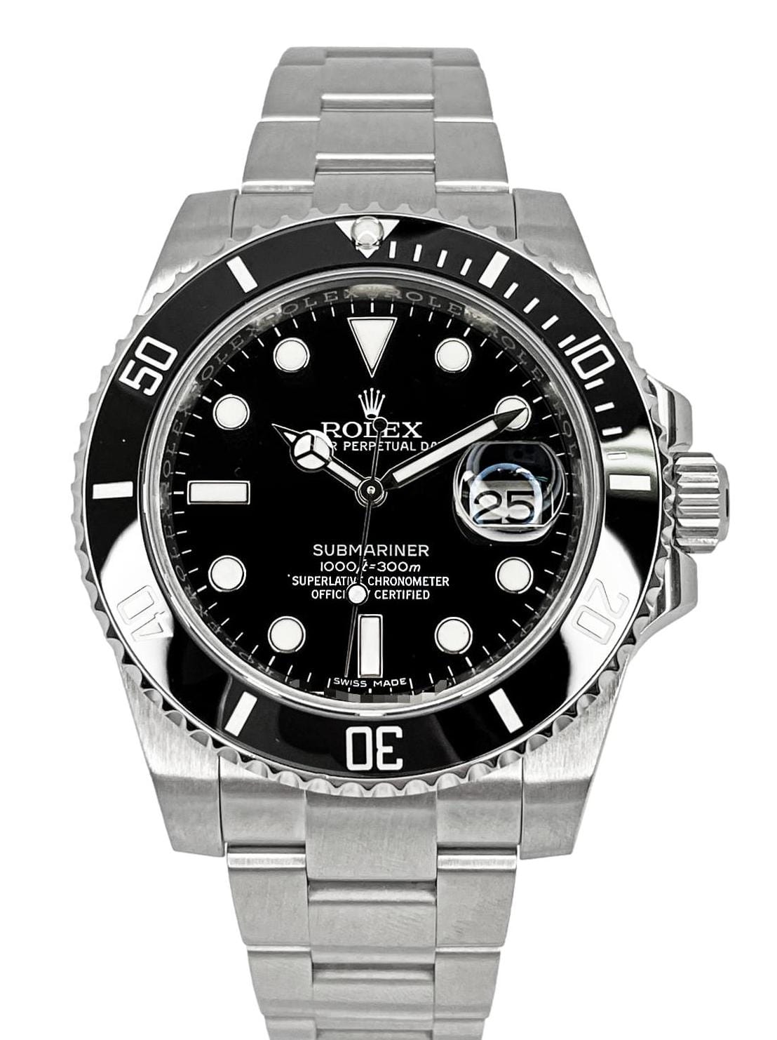 Rolex Date 116610LN Black Dial Bezel Stainless Steel 40mm Luxury Watches | Buy Genuine Brands Rolex Omega IWC | Zaeger