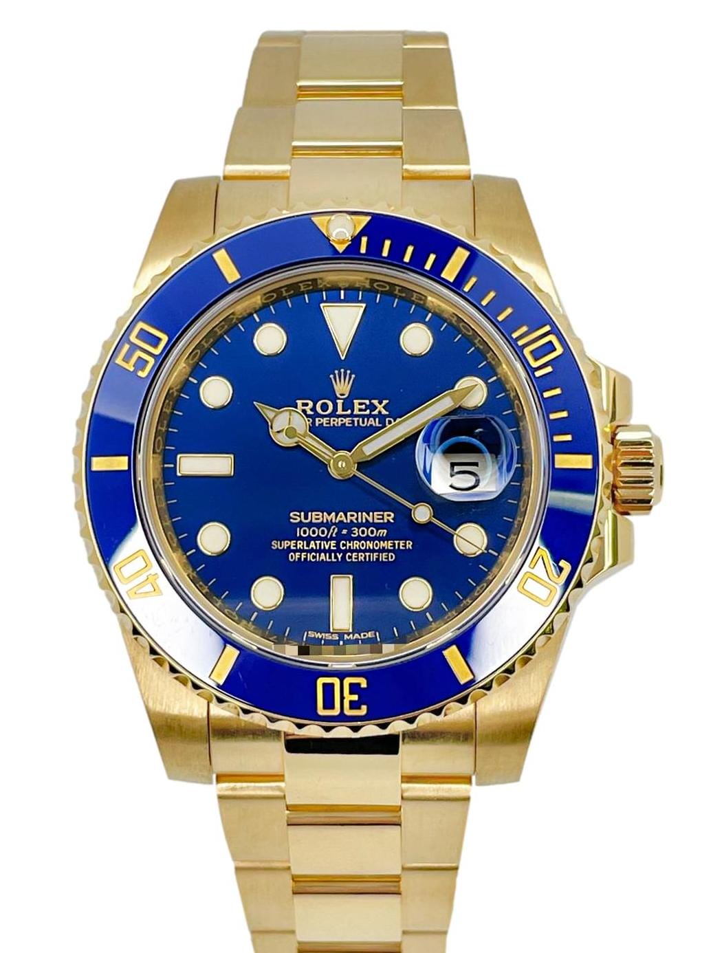 Solid gold best sale rolex submariner