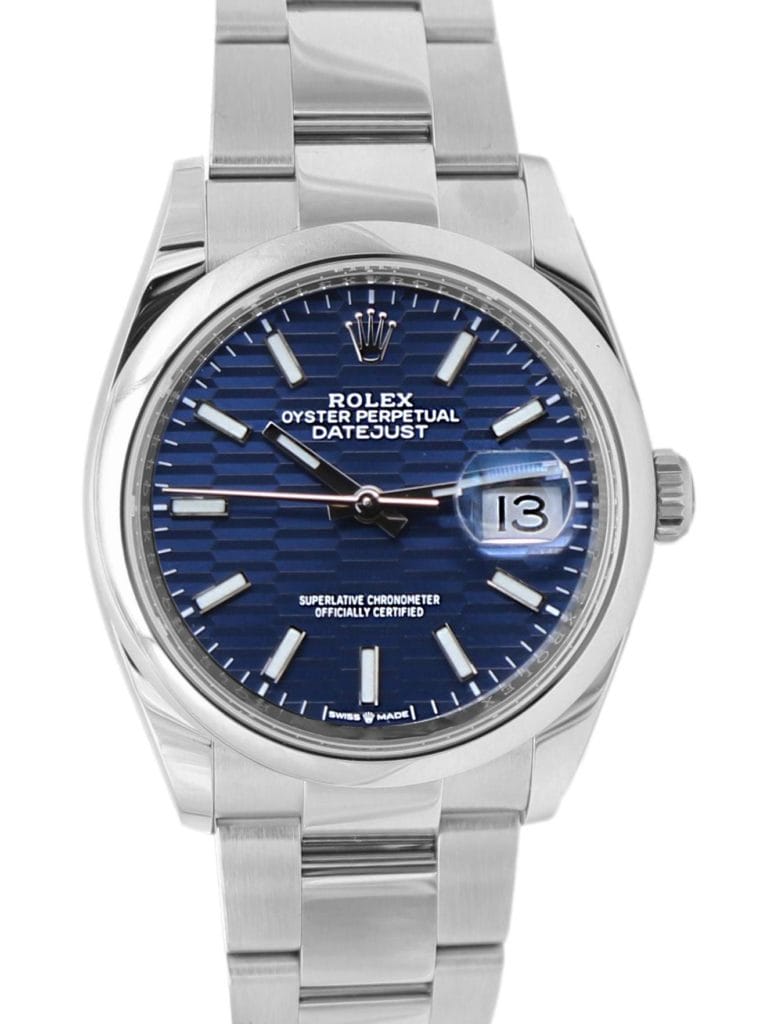 Rolex Datejust 36mm Blue Motif Dial ref.126200