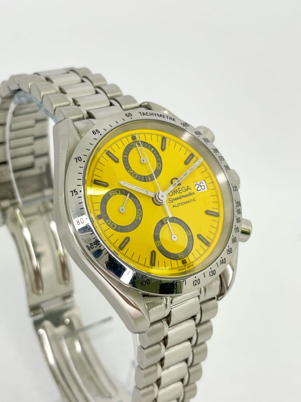 Omega Speedmaster Chronograph 35111200 Yellow Dial Stainless Steel 39mm - Image 3