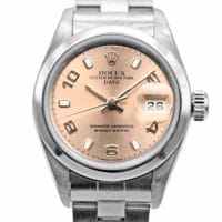 Rolex Oyster Perpetual Date 69160 Bronze Dial Smooth Bezel Oyster Bracelet Stainless Steel 26mm
