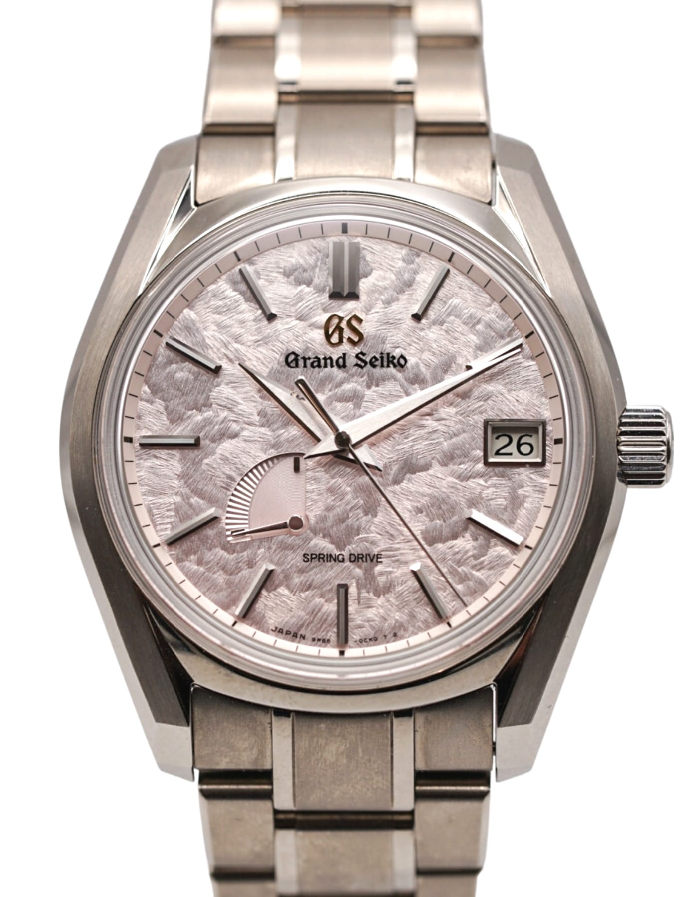 Grand Seiko Heritage SBGA413G Spring Drive 'Shunbun' The Vertical Equinox  Pink Blossom Dial Titanium 40mm - Luxury Watches | Buy Genuine Brands Rolex  Omega IWC | Zaeger