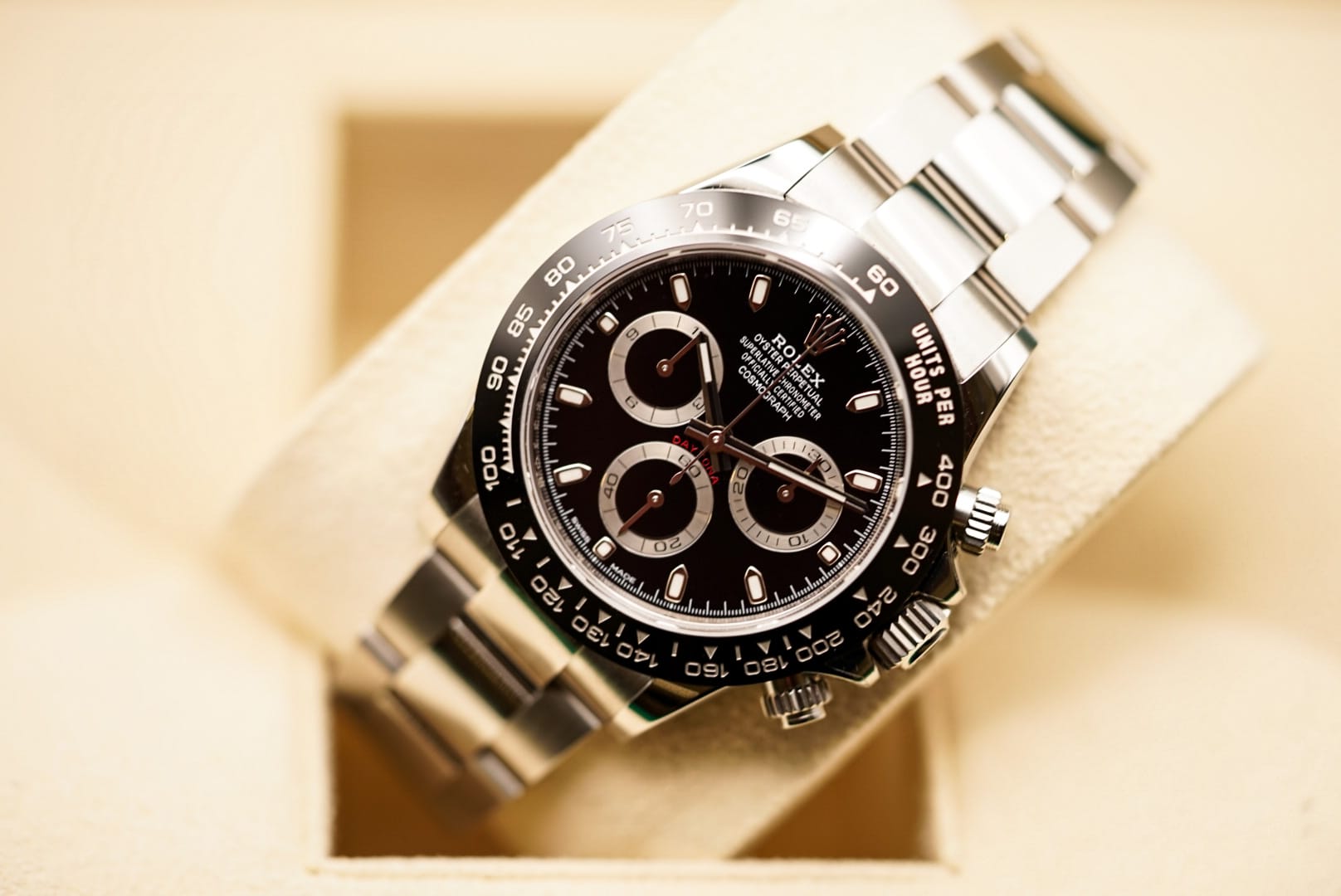 Rolex Daytona Cosmograph 116500LN Black Dial Reverse Panda Stainless Steel 40mm Luxury Watches Buy Genuine Brands Rolex Omega IWC Zaeger