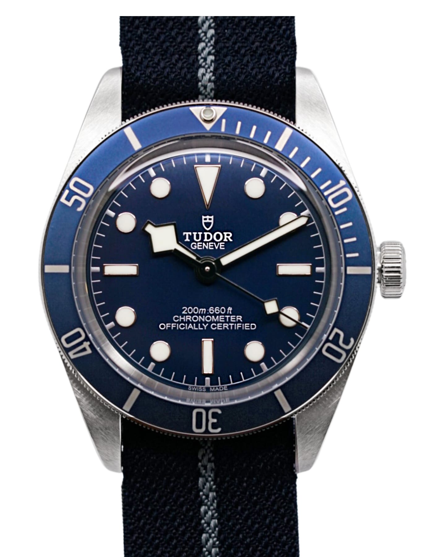 Tudor Black Bay Fifty-Eight Navy Blue Dial Stainless Steel Nato Strap ...