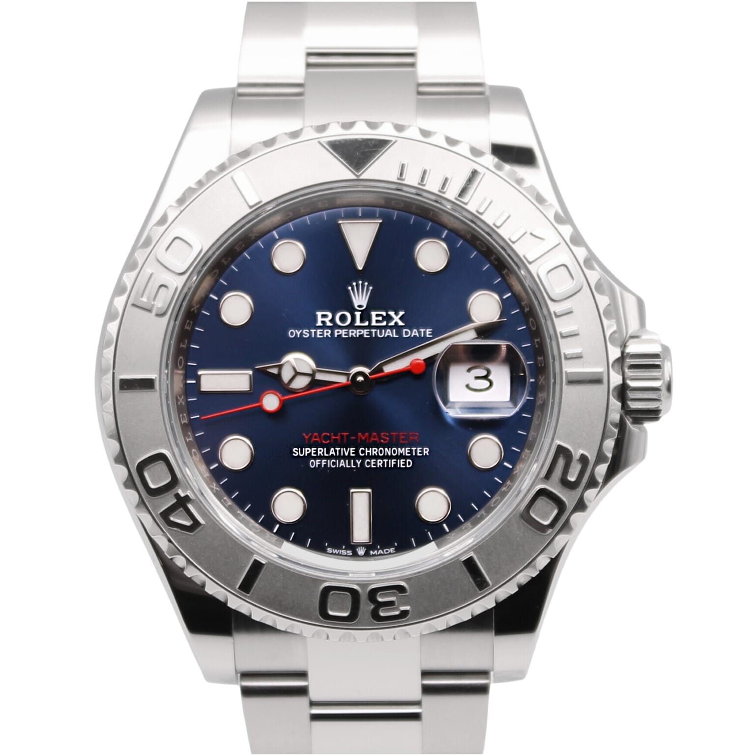 yacht master blue dial 2023