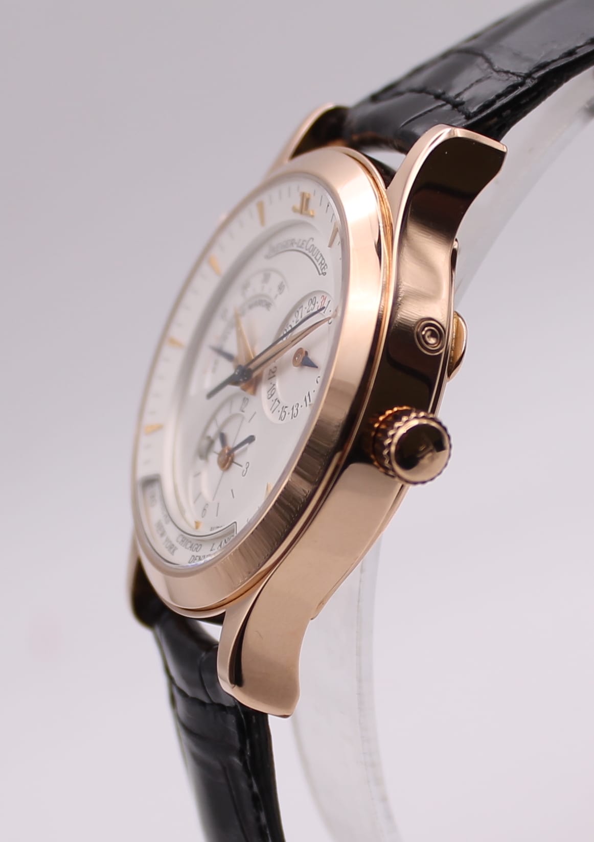 Jaeger LeCoultre Master Geographic 18k Rose Gold Ref Q1422420