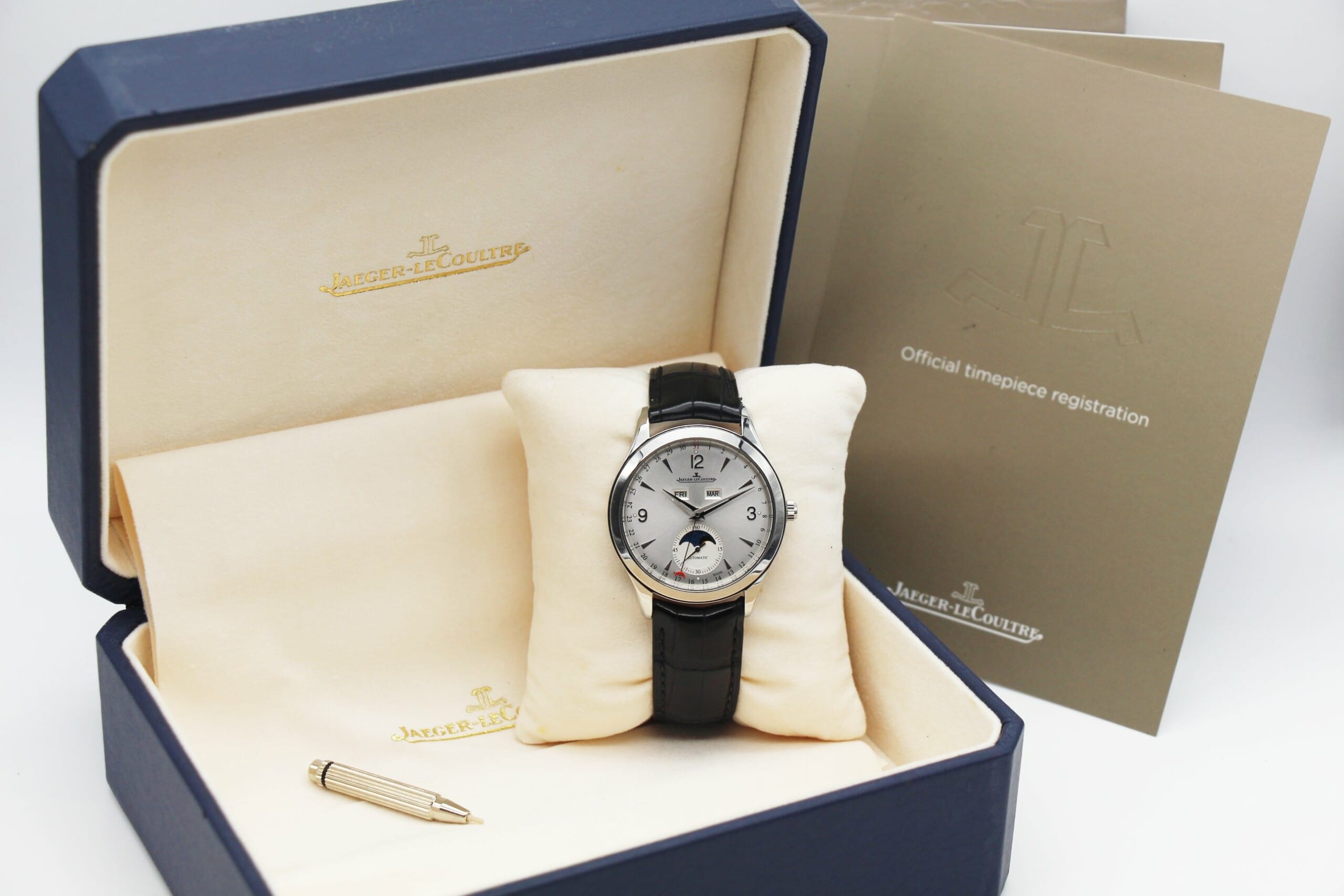 Jaeger Lecoultre Master Calendar Automatic 39mm Stainless Steel Case ...