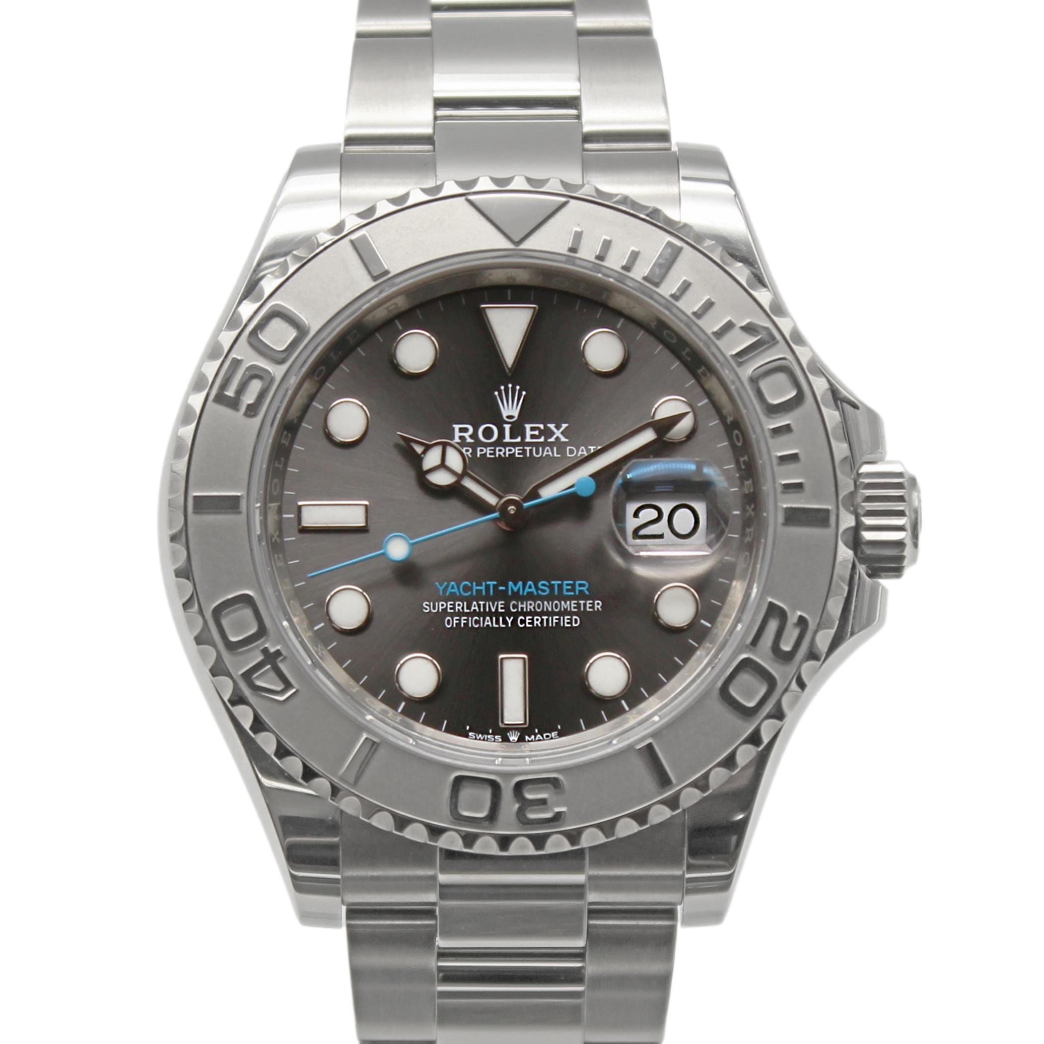 Rolex yacht best sale master grey dial