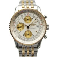 Breitling Navitimer 42mm White Dial Stainless Steel & Yellow Gold D13322