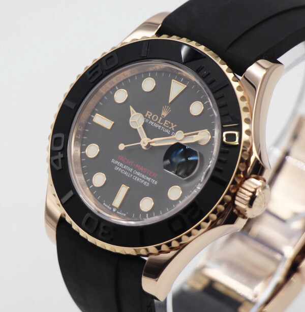 Rolex Yacht-Master 40mm 18K Everose Gold Oysterflex Strap 126655 - Image 2