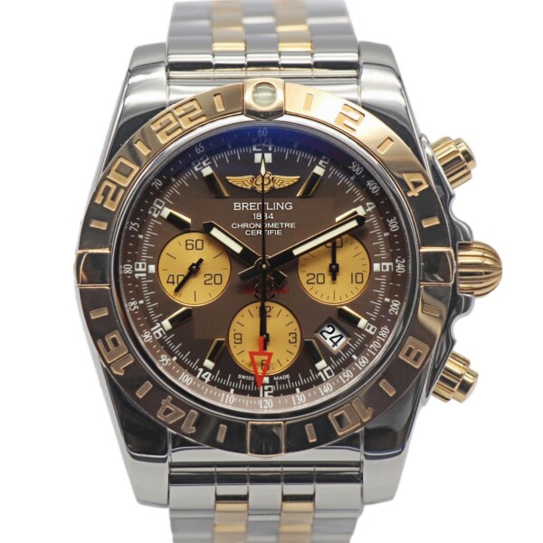 Breitling Chronomat 44 GMT Stainless Steel & Rose Gold CB042012.Q590.375C