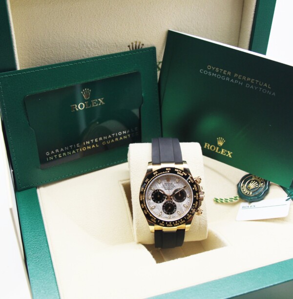 Rolex Daytona Meteorite Dial 18K Yellow Gold Oysterflex 116518LN - Image 7