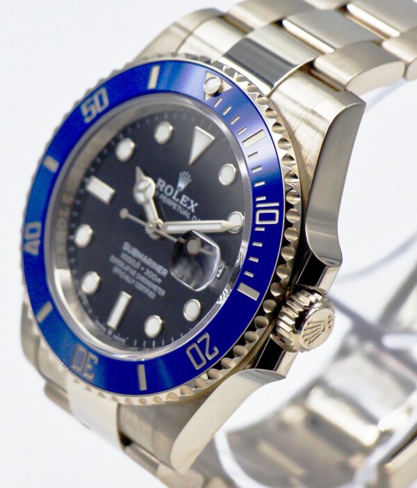 Rolex Submariner Date 41mm 18k White Gold Blue Bezel Black Dial 126619LB - Image 2