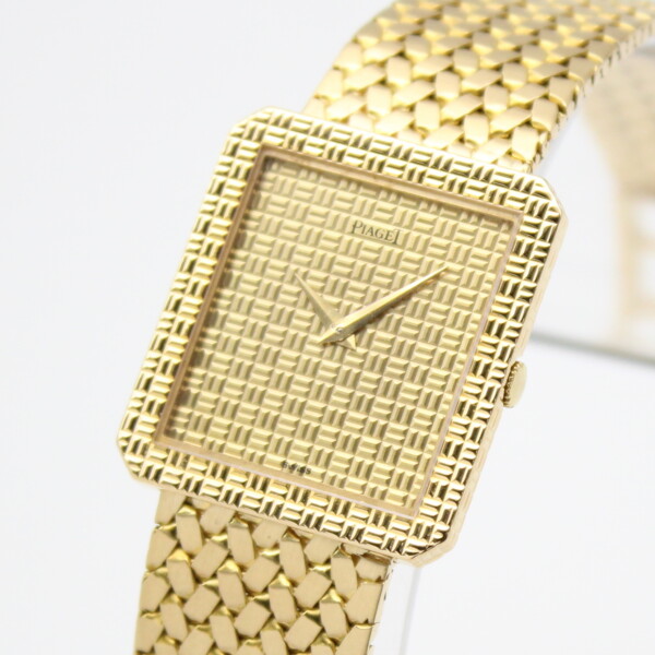 Piaget Dancer Engraved Dial 18k Yellow Gold 91543 - Image 2