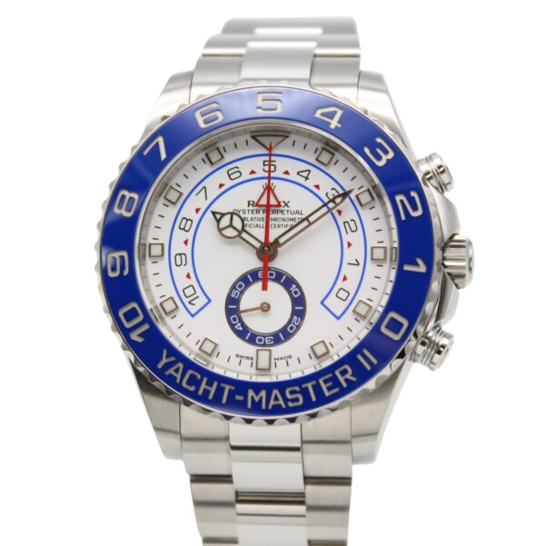 Rolex Yachtmaster II 44mm White Dial Stainless Steel 116680