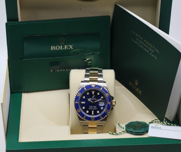 Rolex Submariner Date Blue Dial Stainless Steel and Yellow gold 126613LB - Image 7