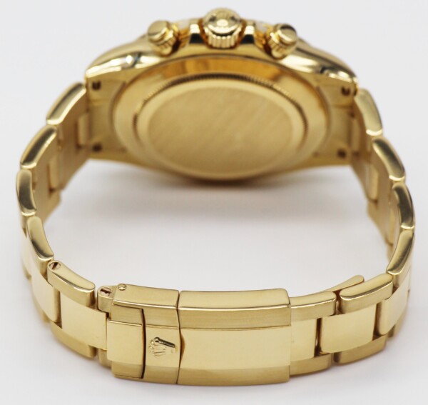 Rolex Daytona 18k Yellow Gold 40mm Case Champagne Dial 116528 - Image 6