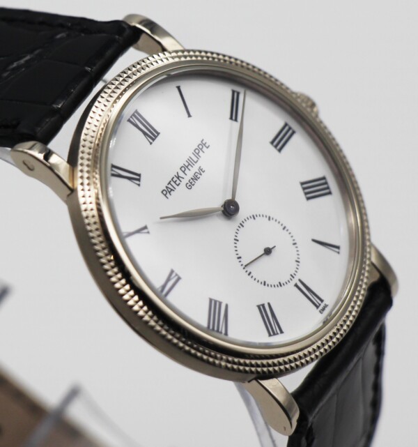 Patek Philippe Calatrava White Gold Roman Dial Mens Watch 5116G - Image 3