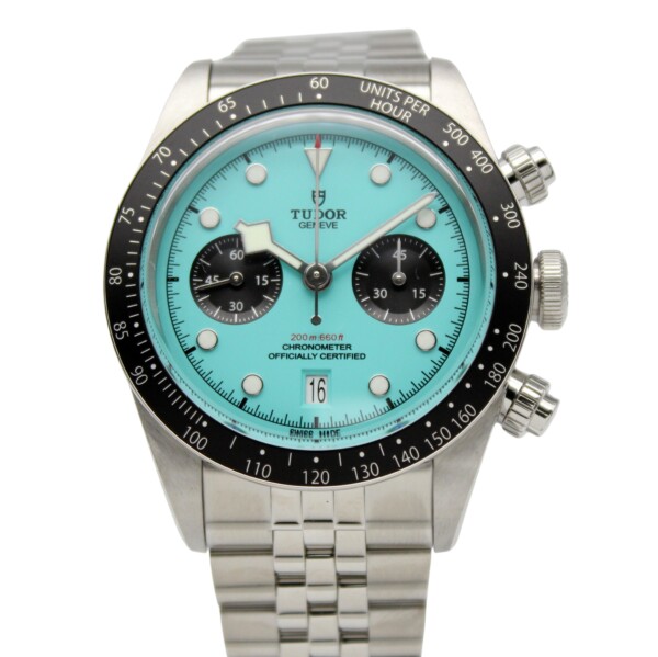 Tudor Black Bay Chrono 41mm Turquoise Dial Stainless Steel M79360N-0024