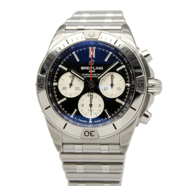 Breitling Chronomat B01 42mm Black Dial Stainless Steel AB0134
