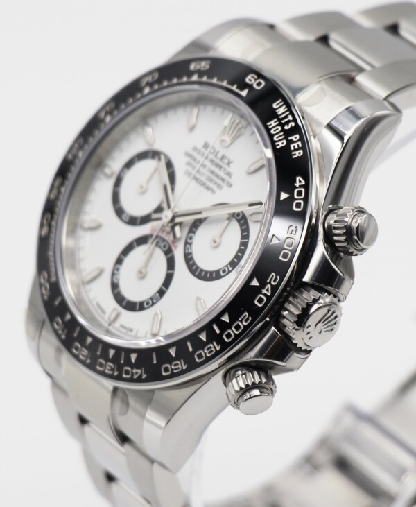Rolex Daytona White Dial Stainless Steel 40mm Ceramic Bezel 126500LN - Image 2