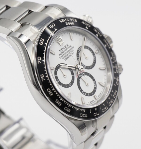 Rolex Daytona White Dial Stainless Steel 40mm Ceramic Bezel 126500LN - Image 3