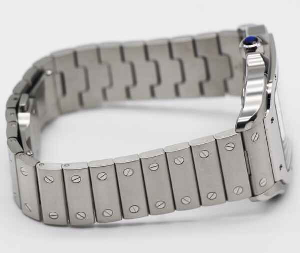 Cartier Santos Large White Dial Stainless Steel 39.8mm WSSA0018 - Image 7
